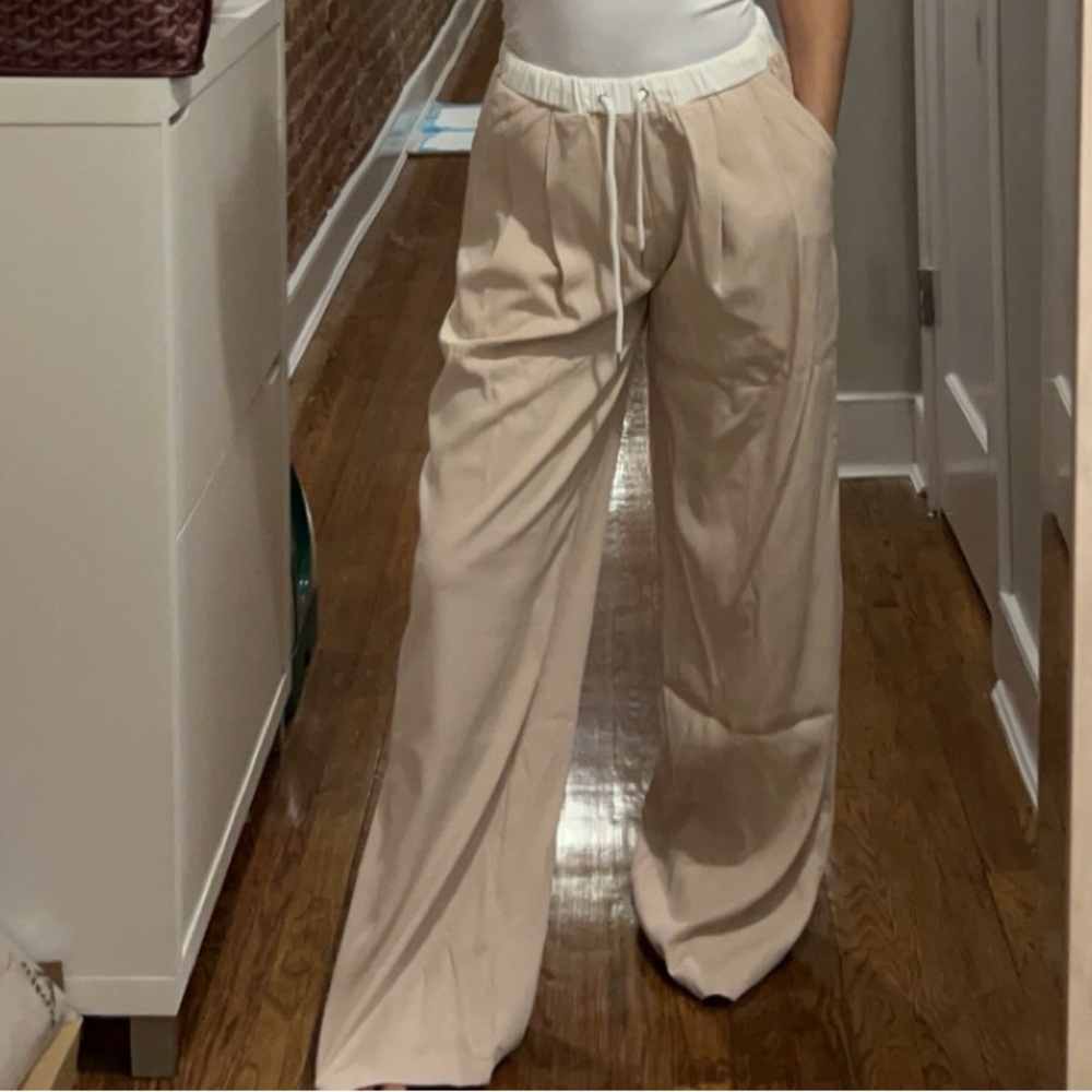 Two tone trousers